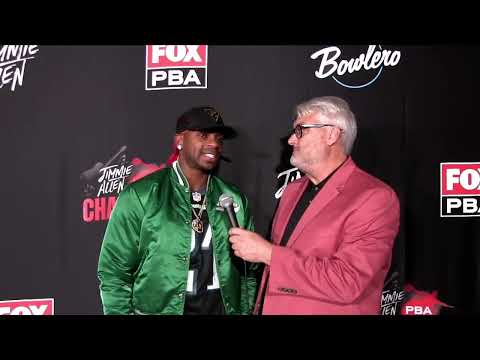 Jimmie Allen on the Red Carpet at 2022 Jimmie Allen PBA Invitational