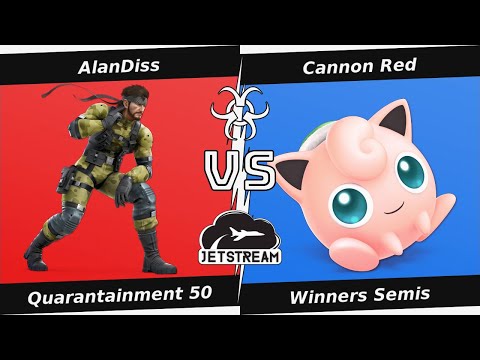 Quarantainment 50 Winners Semis - AlanDiss (Snake) Vs. Cannon Red (Jigglypuff) Smash Ultimate - SSBU