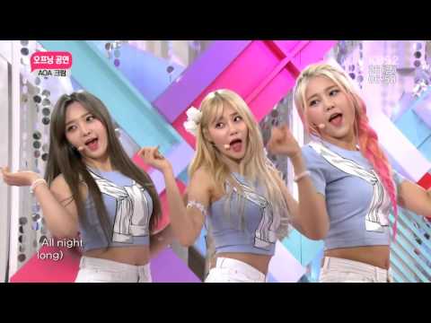 AOA Cream in 2TV Morning
