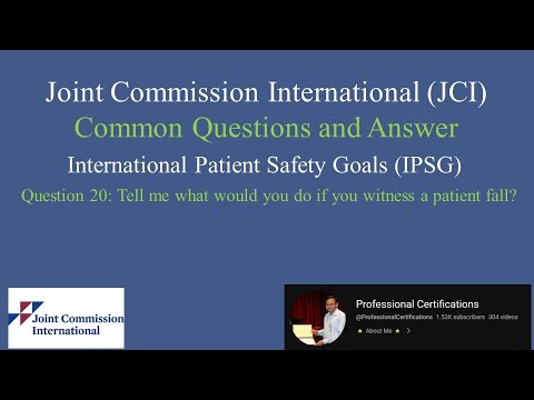 JCI QA 20-International Patient Safety Goals (IPSG)