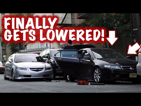 LOW LIFE OR NO LIFE // TSX GETS BC COILOVERS!!