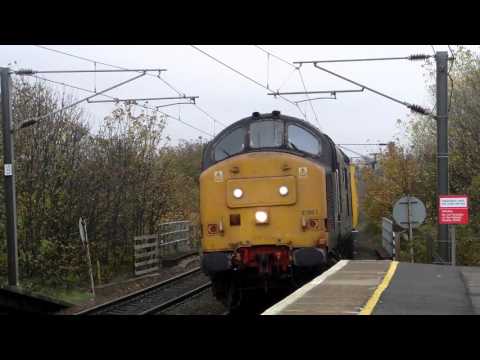 37667 & 37601 at Troon Station. 02/11/15