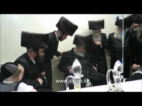 Belzer Rebbe Visiting Victim Of The Brussels Attack - Nissan 5776