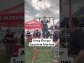 Army Ranger Surprises Marines at Recruitment Booth (Pull-Up Challenge) #military