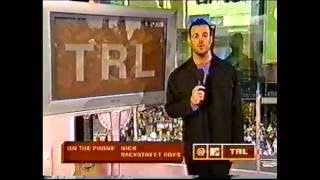Backstreet Boys - TRL - 2000 - Nick calls in to vote for 