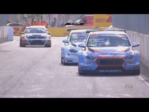 FIA WTCR 2018. Race 1 Marrakech Street Circuit. Final Laps