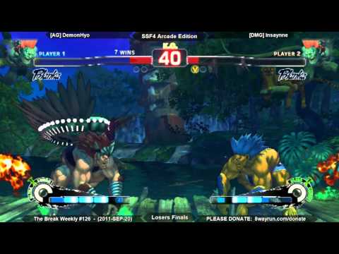 The Break Weekly #126 - SSF4ae LF - [AG] DemonHyo VS [DMG] Insaynne