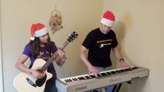 Run Run Rudolph guitar and piano cover (Chuck Berry)