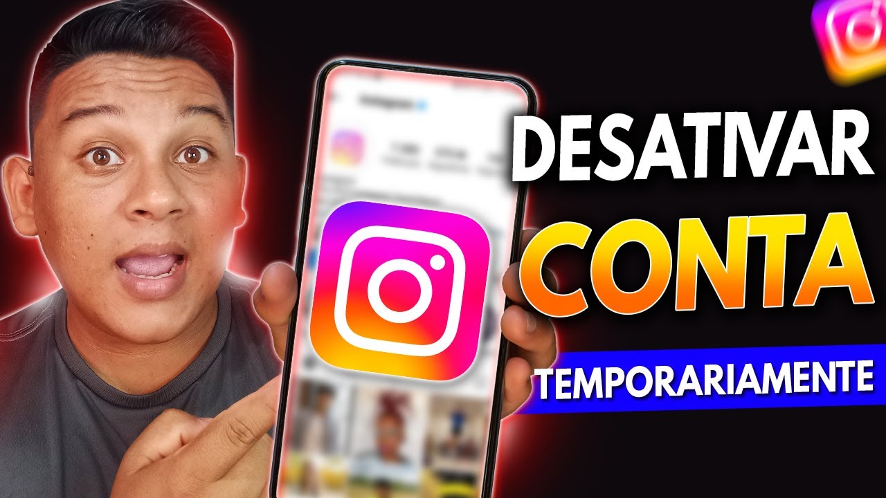 Como DESATIVAR CONTA do INSTAGRAM TEMPORARIAMENTE  Atualizado 2024!