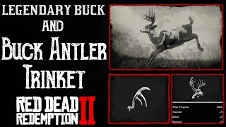 RDR2 Legendary Buck and Buck Antler Trinket guide | Improve pelt quality | Red Dead Redemption 2