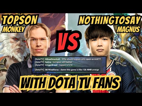 Topson Vs NothingToSay Unreal GamePlay !! (DOTATV Gone Wild)