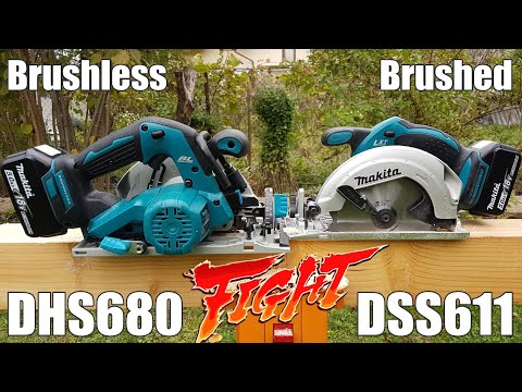 Makita DSS611 VS Makita DHS680 18V Circular Saws