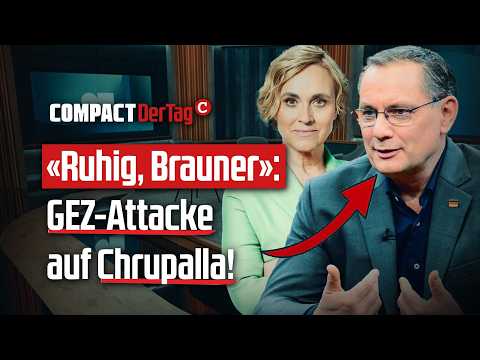 "Calm down, buddy": TV license fee attack on Chrupalla!💥