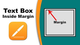 How to set inside margins of text box in apple pages for iCloud