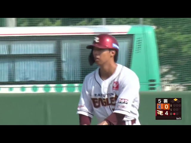 【ファーム】打撃好調!! イーグルス・武藤敦貴 2打席連続のタイムリー2ベースヒット!!  2024年8月4日 東北楽天ゴールデンイーグルス 対 オイシックス新潟アルビレックスBC