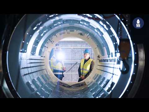 Seltener Einblick in den Bau des Saab-U-Boots A26.