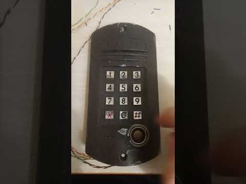 Как поставить индивидуальный код на домофоне VIZIT буд-301м с помощью трубки