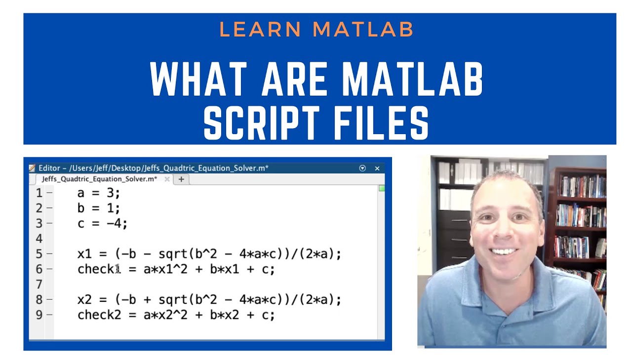 What are MATLAB script files