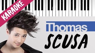 Thomas | Scusa | AMICI 16 | Piano Karaoke con Testo