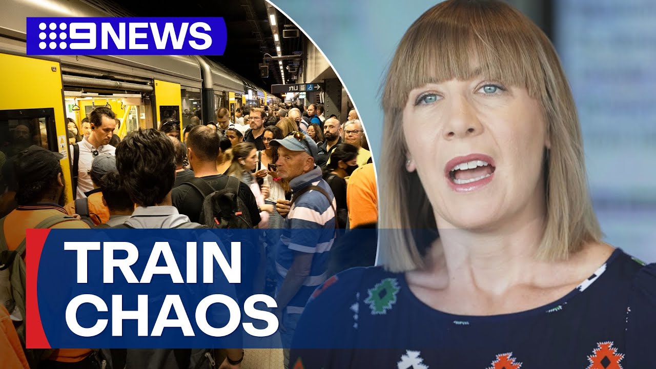 Hundreds of trains cancelled in Sydney as union dispute continues | 9 News Australia