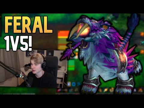 FEROCIOUS Feral 1V5 (5v5 1v1 Duels) WoW BFA 8.3