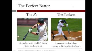 2.3.2 Sports Analytics - Video 1: The Story of Moneyball