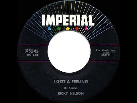 1958 HITS ARCHIVE: I Got A Feeling - Ricky Nelson