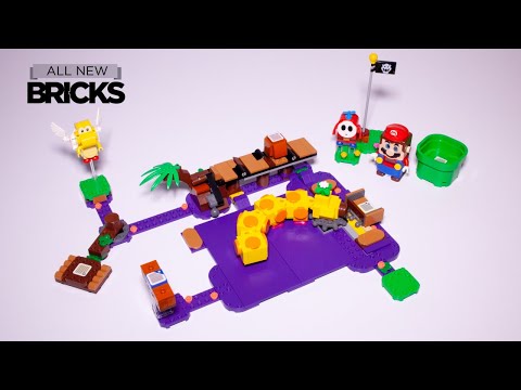 Vidéo LEGO Super Mario 71383 : Le marais empoisonné de Wiggler - Ensemble d'extension