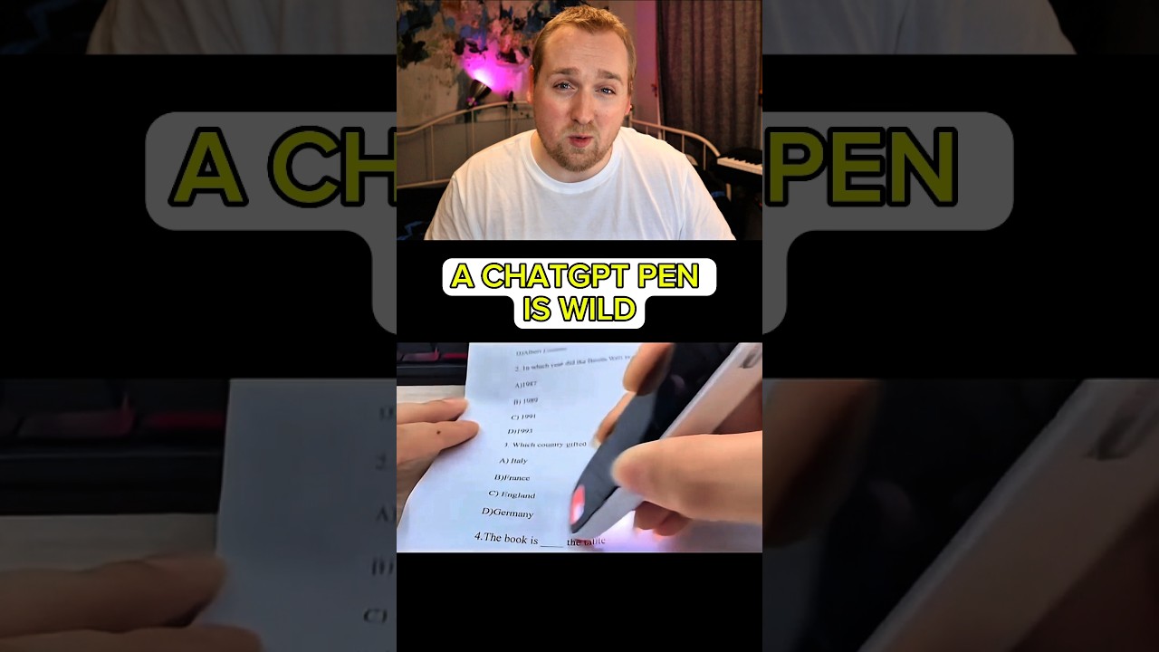 a Chat GPT Pen is Wild #shorts #ai