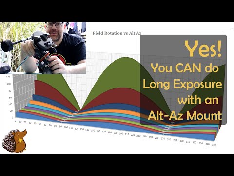 Yes! You CAN do long exposures with an Alt Az telescope Mount - Astrophotography Guide, Tips.