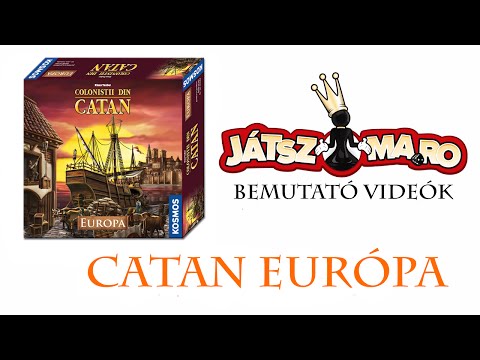 Catan Európa játékbemutató - rules in Hungarian
