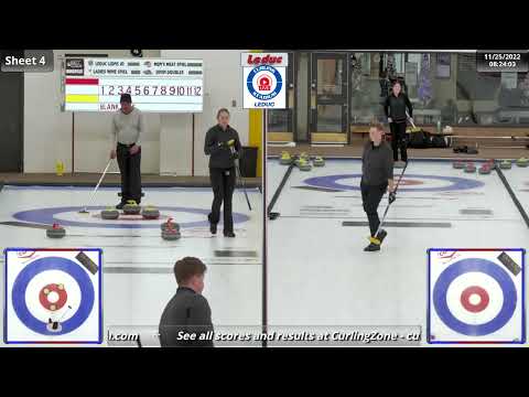 Papley/van Amsterdam vs. Brown/Hodgson - Draw 2 - Curling Stadium Alberta Curling Series Doubles