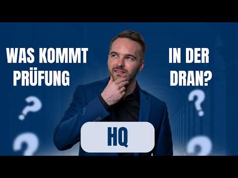 HQ | IHK-Prüfungsthemen | Frühjahrsprüfung 26 | Technischer Betriebswirt (IHK)