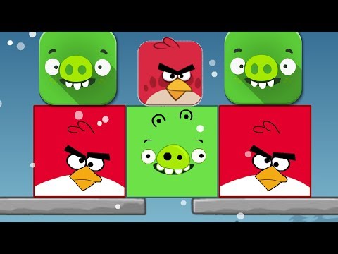 Angry Birds Kick Out Green Bad Piggies - SMALLEST PIG VS BIGGEST BIRD!