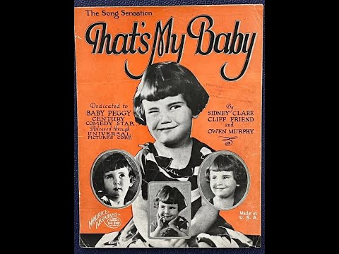 "That's My Baby" Waring's Pennsylvanians on Victor 19209 (October 15, 1923) Fred Waring dance band
