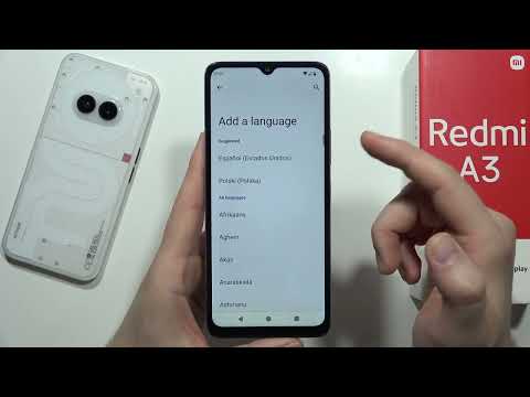 How to Change Language on Redmi A3 - Adjust System Language