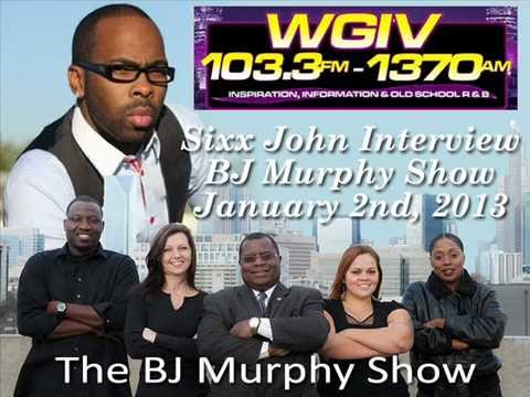 Sixx John Interview on the BJ Murphy Show (WGIV - Charlotte, NC ) - January 2013