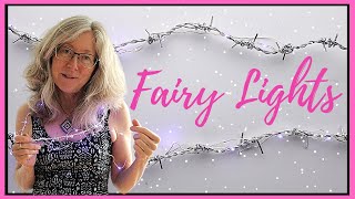 DIY Barbed Wire Fairy Lights Home Decor