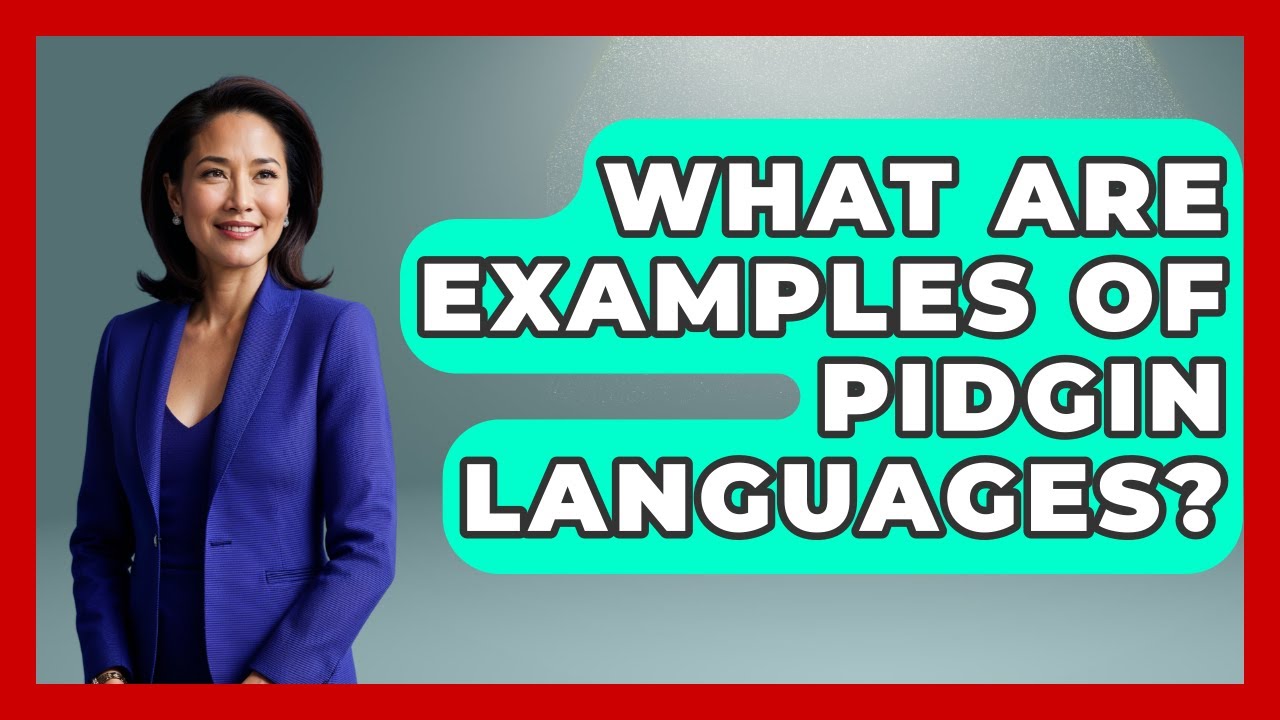 What Are Examples Of Pidgin Languages? - The Caribbean Expert