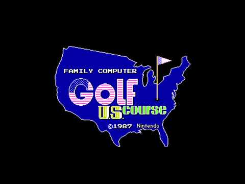 The Best of Retro VGM #1782 - Family Computer Golf: U.S. Course (FDS) - Title Screen