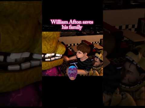 William Afton saves his Family 💀#fnaf #fivenightsatfreddys #fnafgame