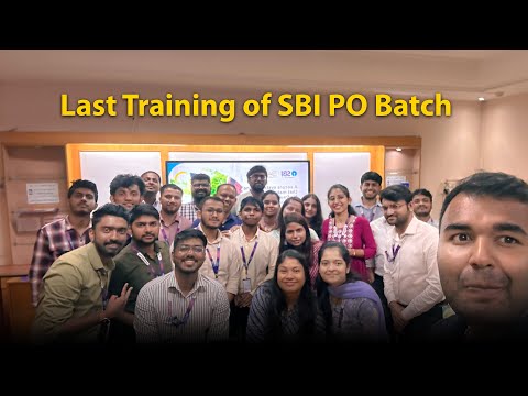 The Last Training of our SBI PO batch | MDP
