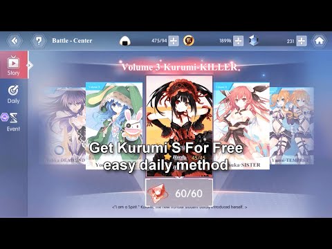 Date A Live Spirit Pledge Global Guide How To Get Kurumi S For Free