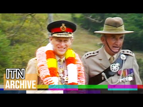 Prince Philip Inspects the Gurkhas in British Hong Kong (1986)