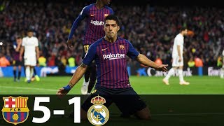 Download lagu Barcelona vs Real Madrid 5-1 - All Goals & Extended Highlights 2018 HD mp3
