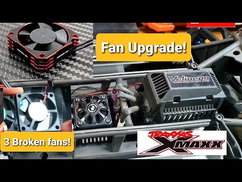Traxxas XMAXX 8s - Fan upgrade -How to