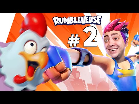 alanzoka jogando Rumbleverse com os amigos - #2