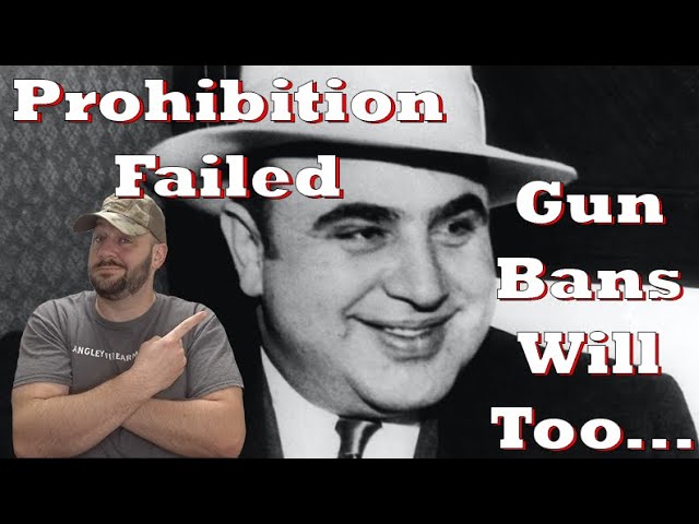 Gun bans will fail... Prohibition proves it will...