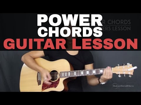 How To Play Guitar Power Chords - Beginner's Guitar Lesson