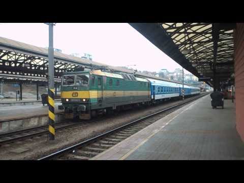 Odjezd vlaku R 947 (ČD 163.098) - Praha hl.n., 2. 1. 2014